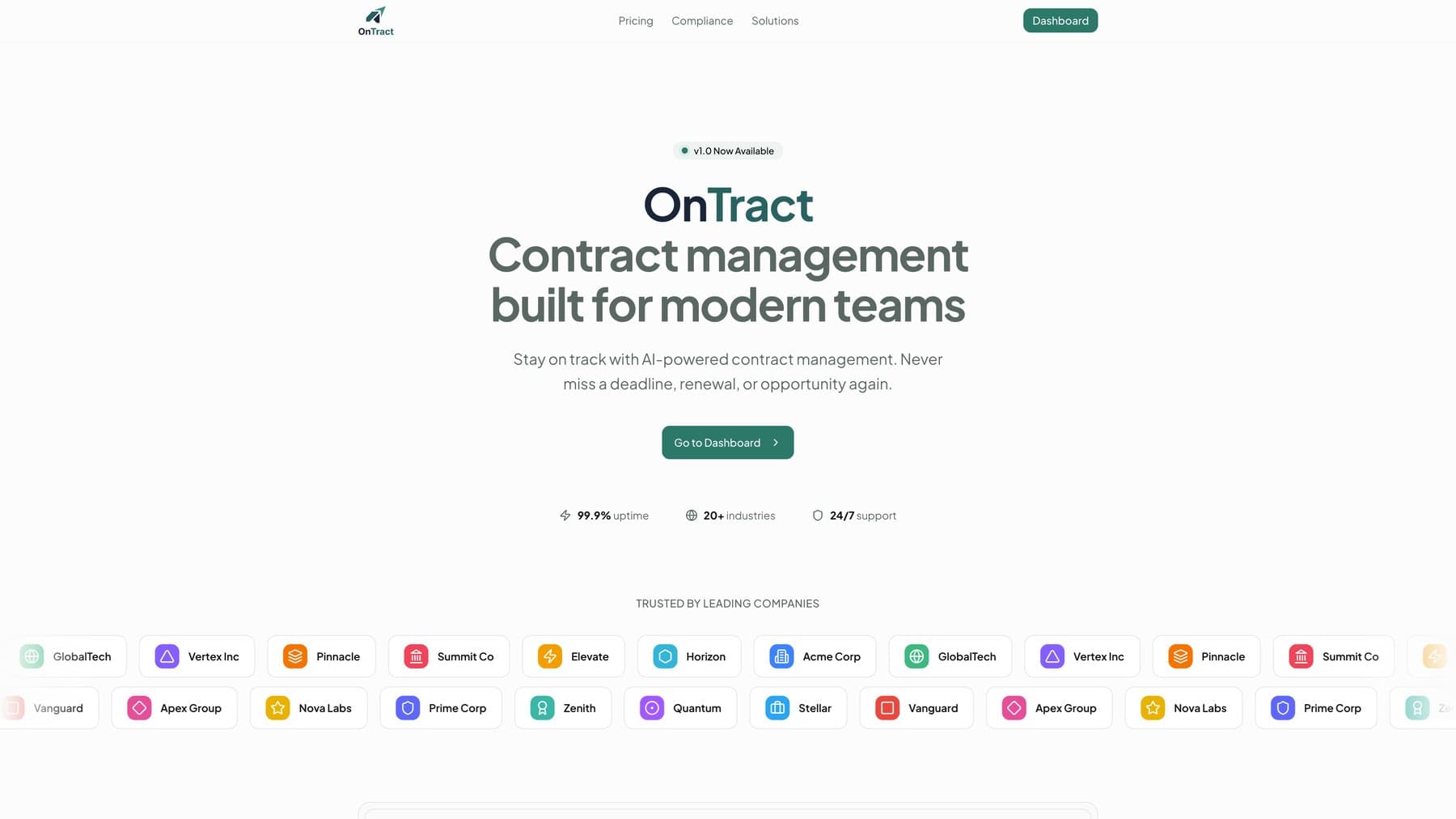 OnTract marketing overview